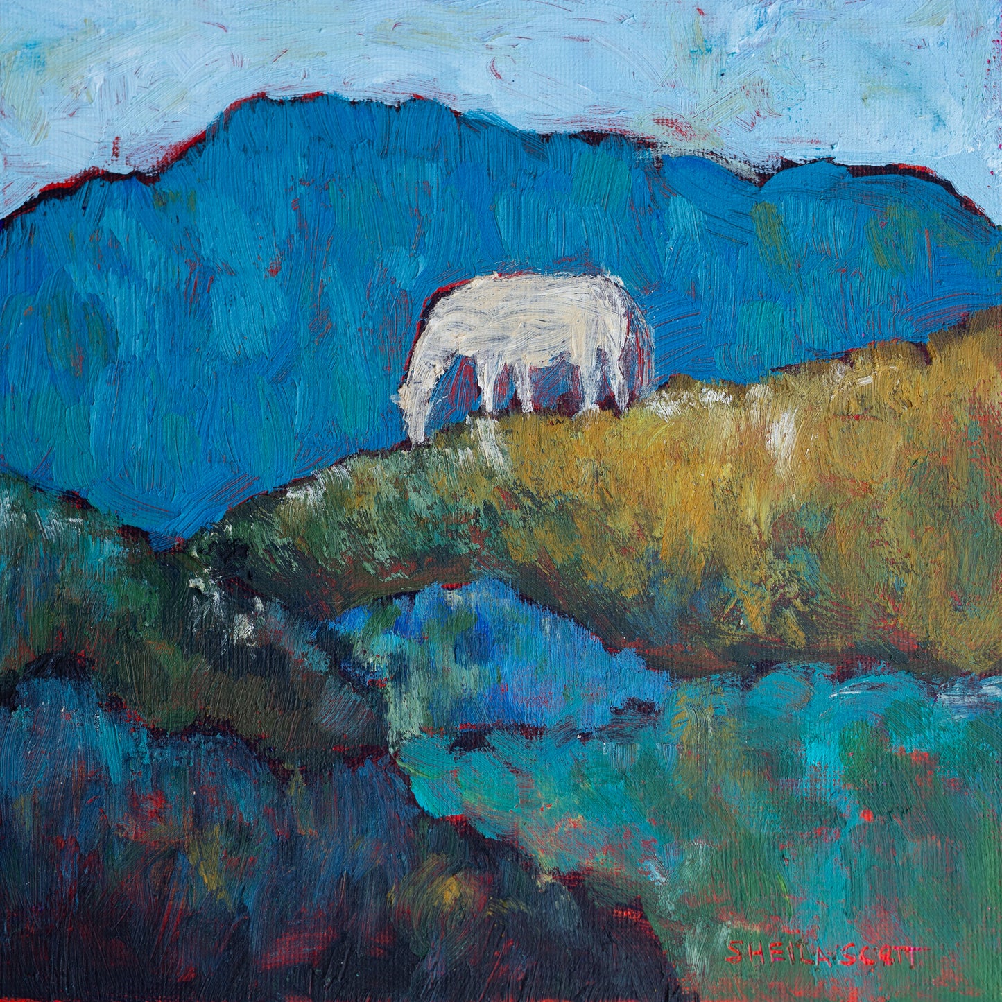 White Horse and Hills